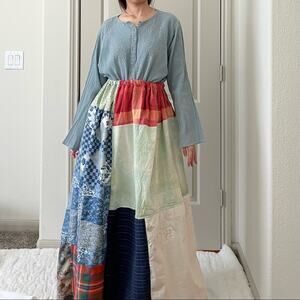 Vintage Earthy Sage Green Cotton Blouse.-CA3